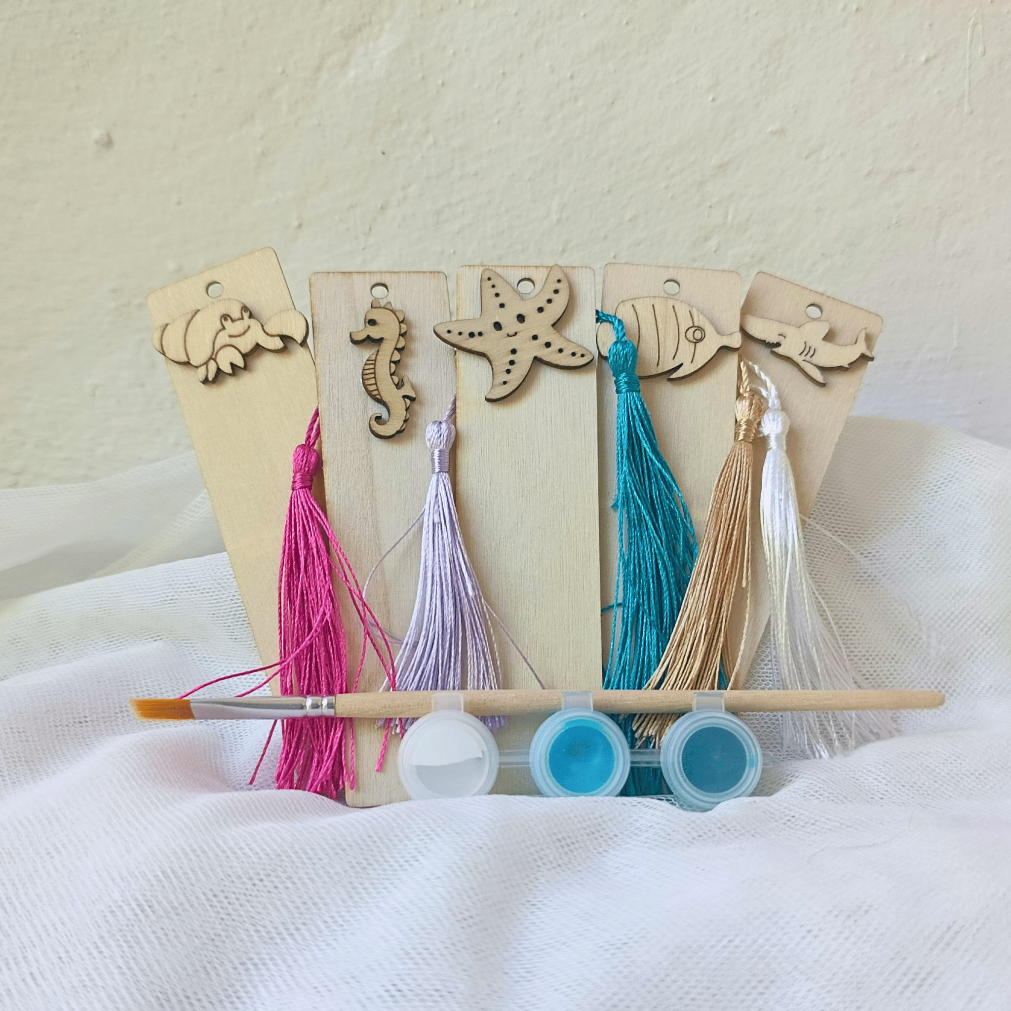 Ocean Bookmark Painting Kit