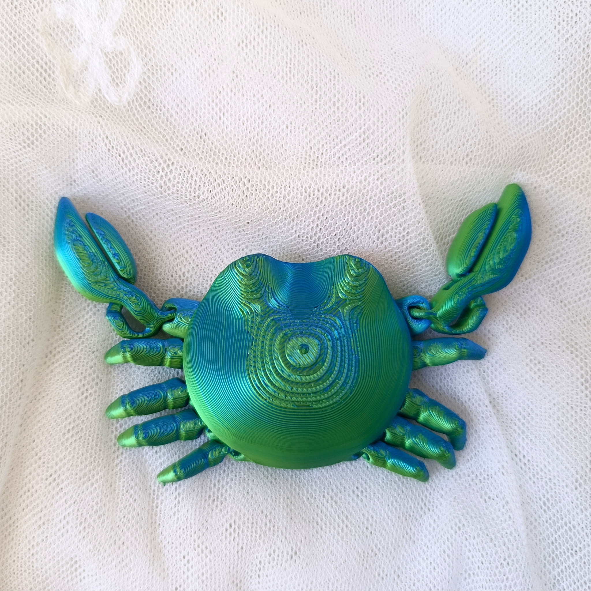 Electric Crab Figurine