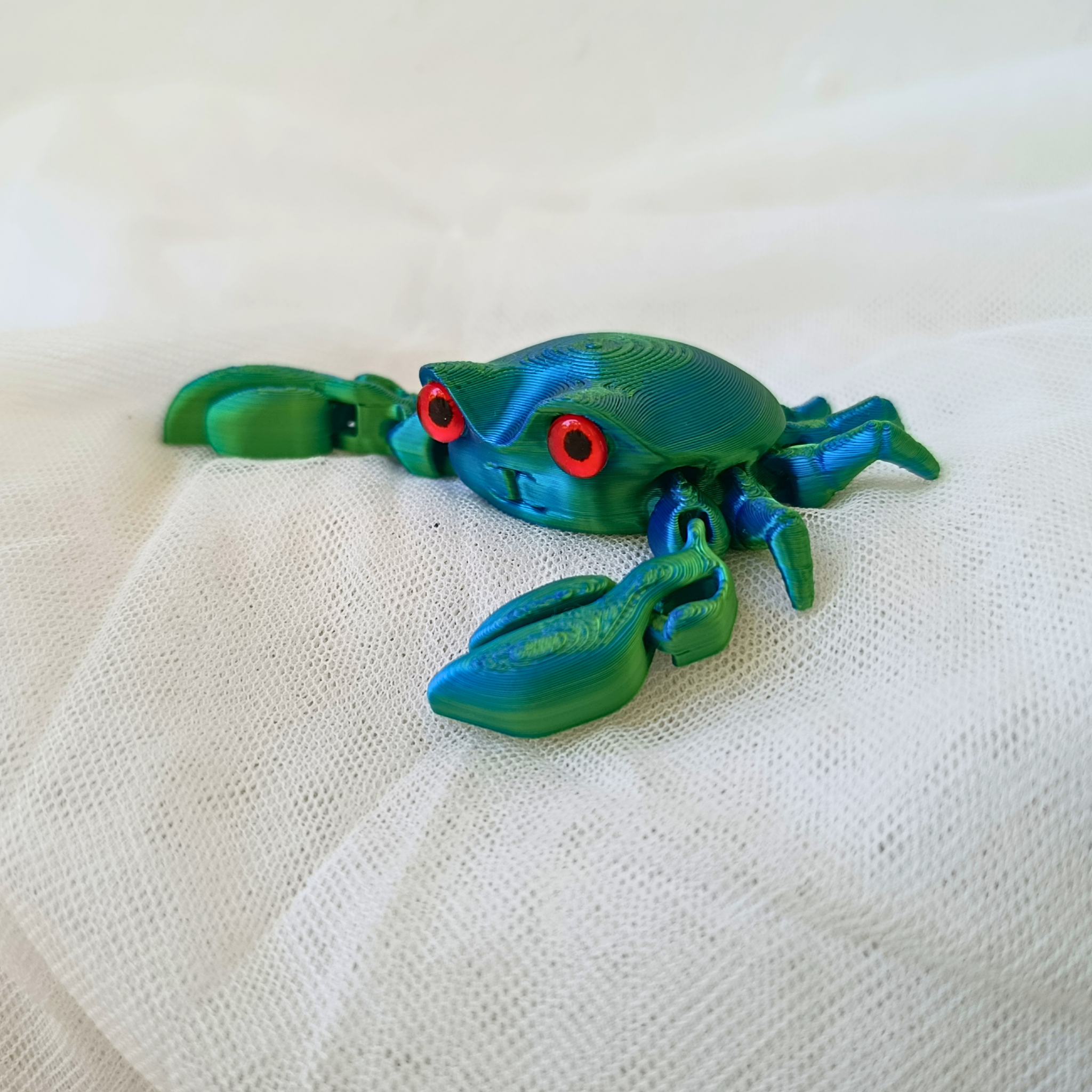 Electric Crab Figurine